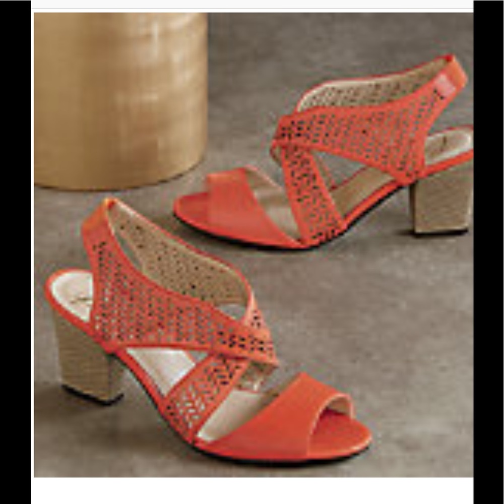 Beacon orange sandals!